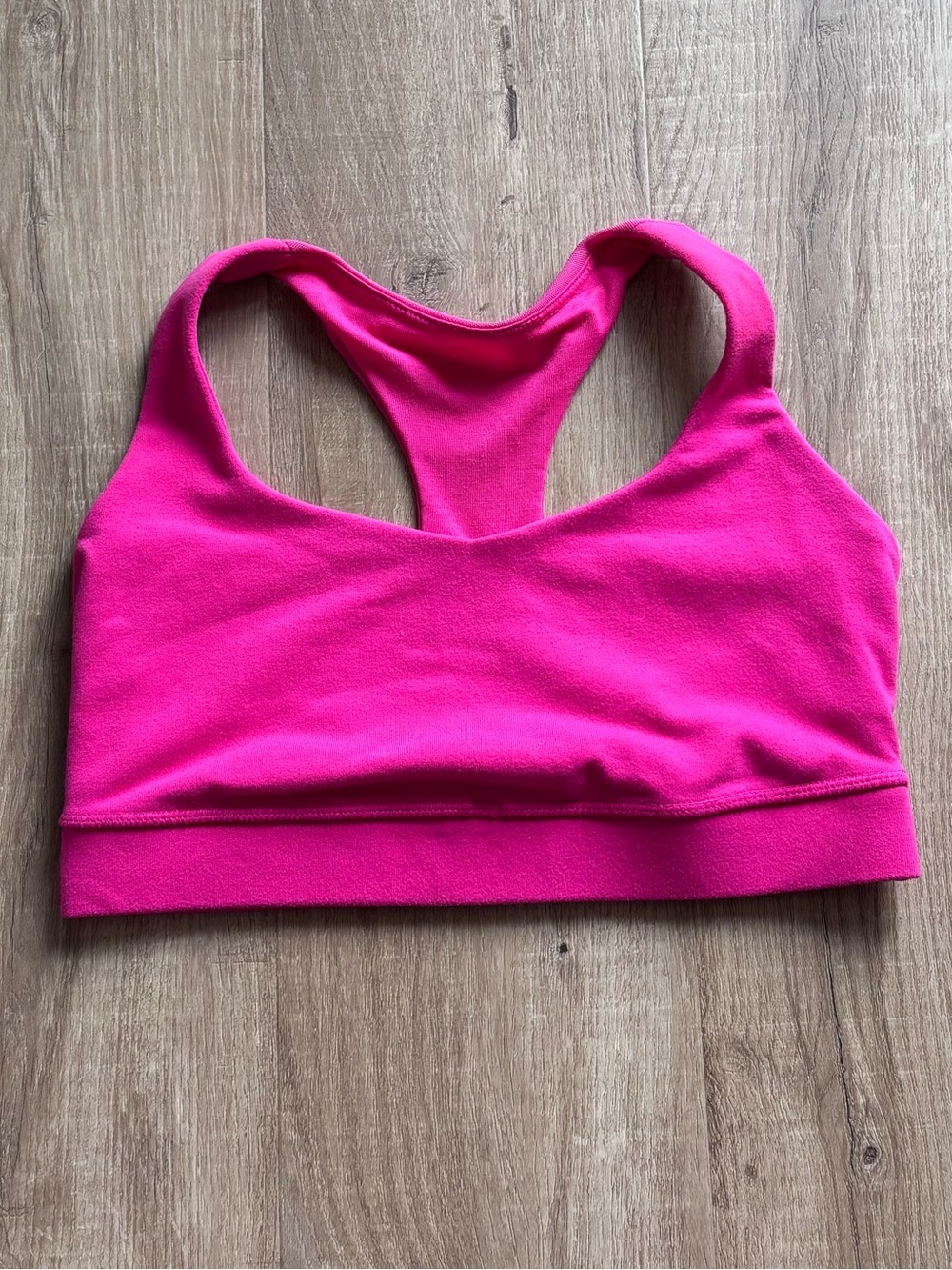 Lululemon Racerback Sports Bra in Pink *Luon/Mesh